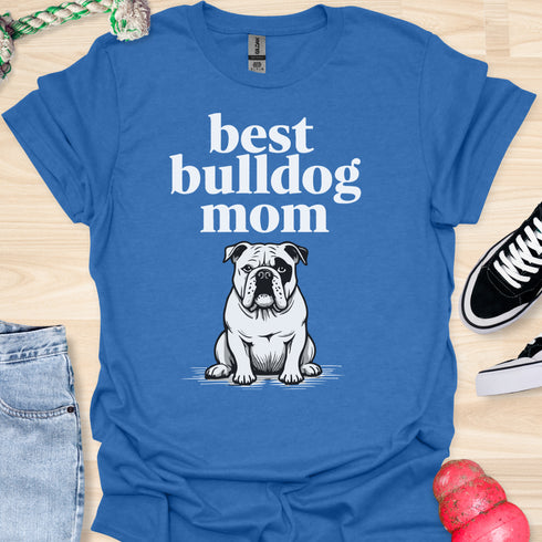 Best bulldog mom ever - V6 - Black Eye T-Shirt